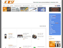 Tablet Screenshot of ktest.sk
